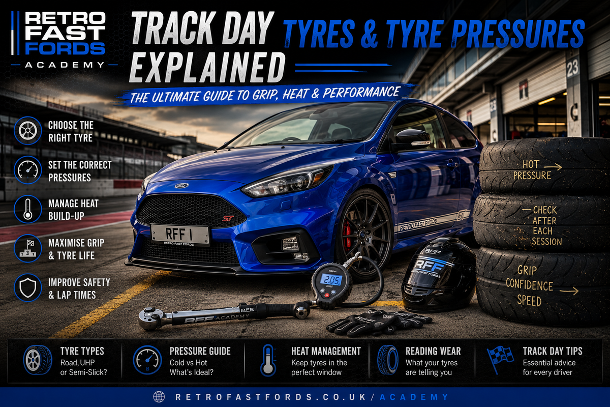 Track Day Tyres & Tyre Pressures Explained  The Ultimate Fast Ford Guide to Grip, Heat & Performance