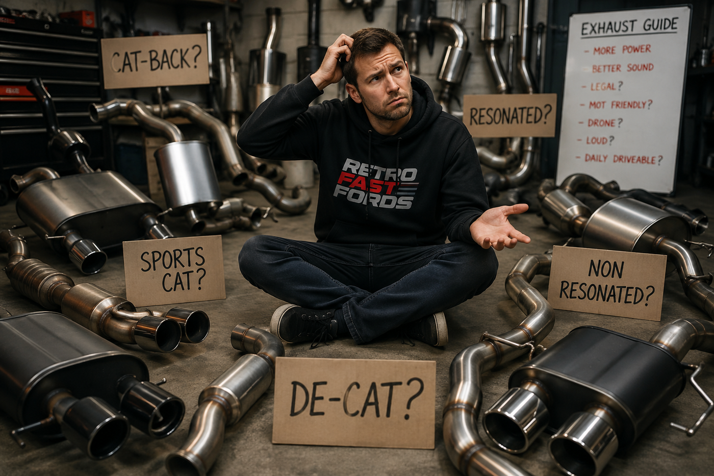 The Complete Guide to Exhaust Upgrades: Cat-Back, Sports Cats, Resonated & Non-Resonated Systems Explained