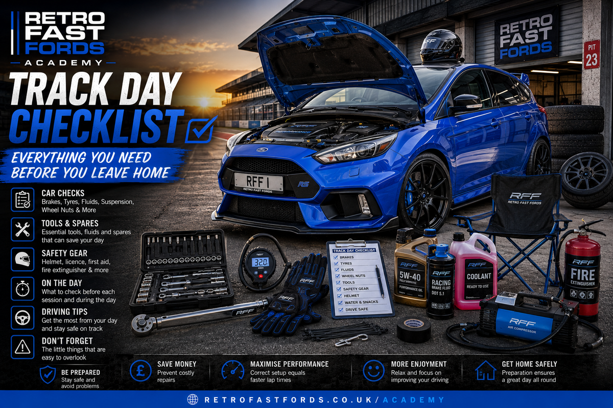 Track Day Checklist: Everything You Need Before You Leave Home  The Complete Fast Ford Guide to a Safe & Successful Track Day