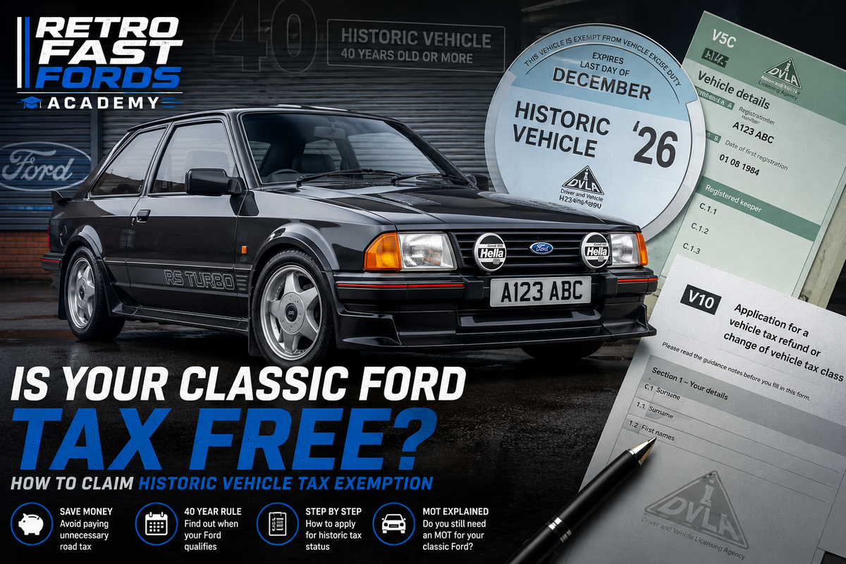 Is Your Classic Ford Tax Free? The Complete Guide to Historic Vehicle Tax (2026)