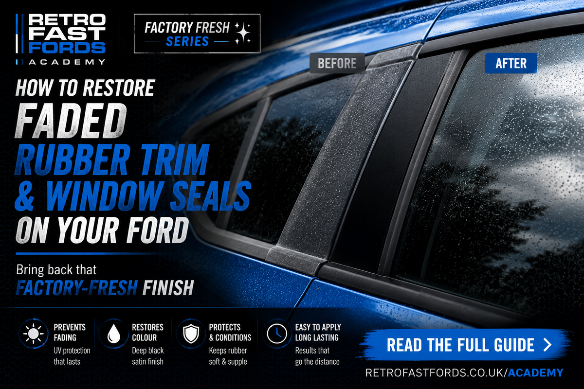 How to Restore Faded Rubber Trim & Window Seals on Your Ford