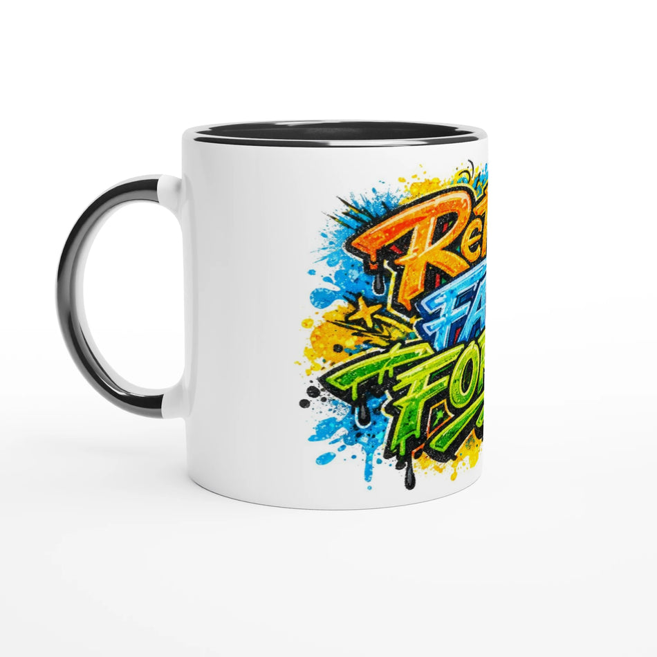 Graffiti RFF White 11oz Ceramic Mug