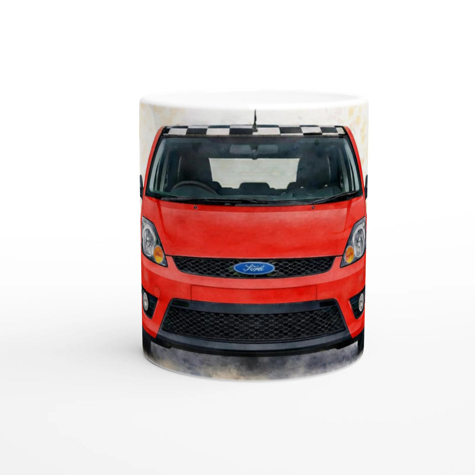 Zetec S Red Anniversary Edition White 11oz Ceramic Mug