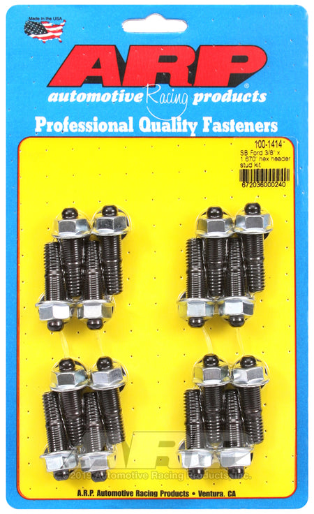 ARP SB Ford 3/8 x 1.670 hex header stud kit 100-1414
