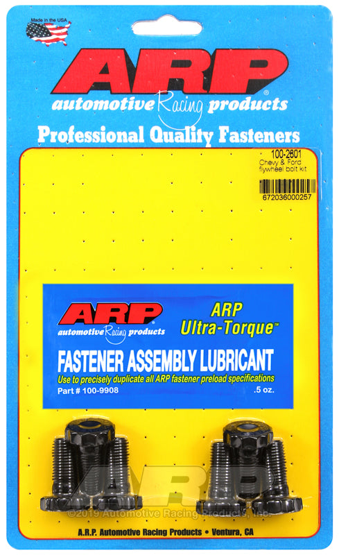 ARP Chevy & Ford flywheel bolt kit 100-2801