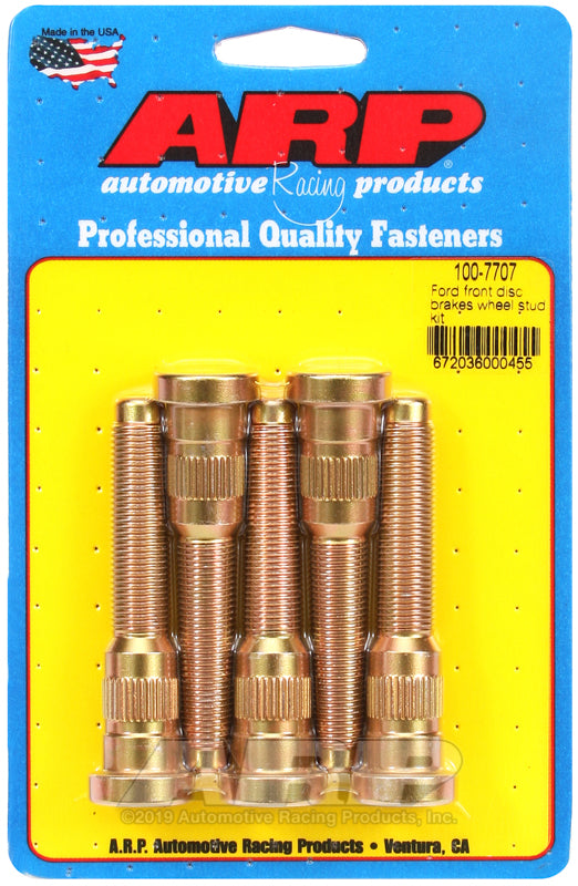 ARP Ford front disc brakes wheel stud kit 100-7707