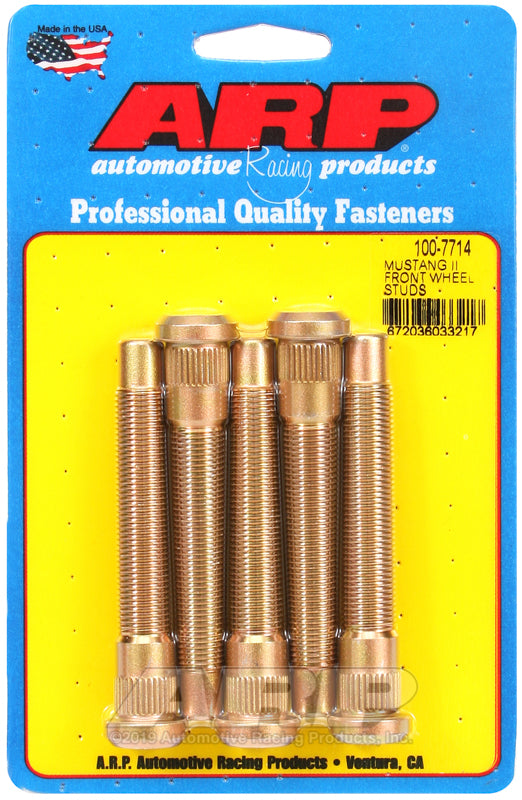 ARP Mustang II 1/2-20 front wheel stud kit 100-7714