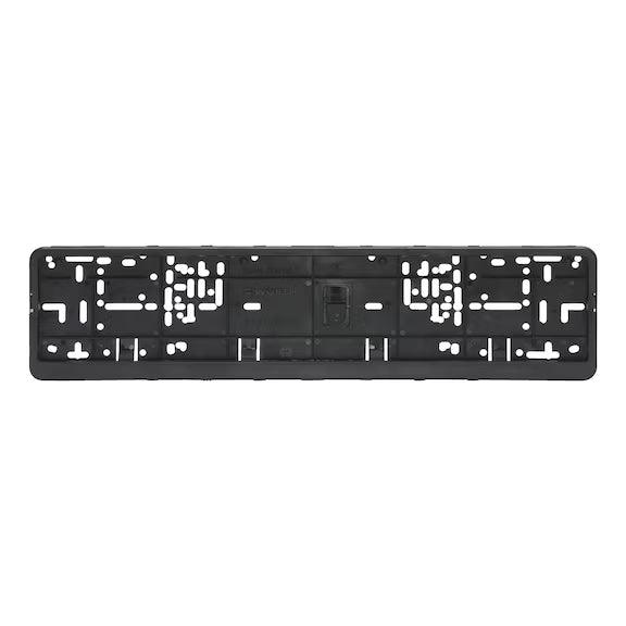 Plain Black Number Plate Surrounds – Sold as a Pair