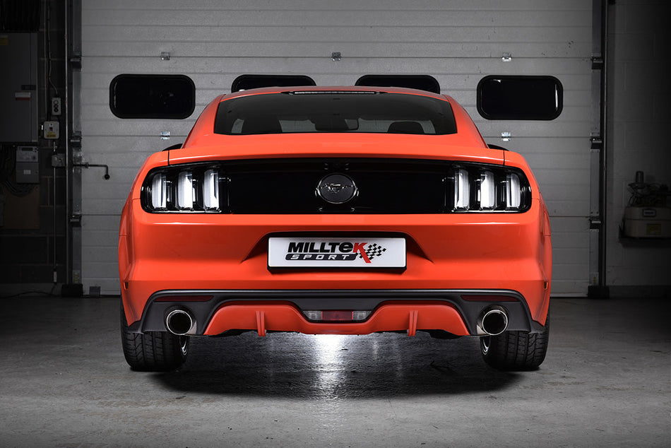 Milltek Sport - Cat Back Exhaust (Multiple Options) Ford Mustang MK6 S550 Fastback (2.3 EcoBoost)