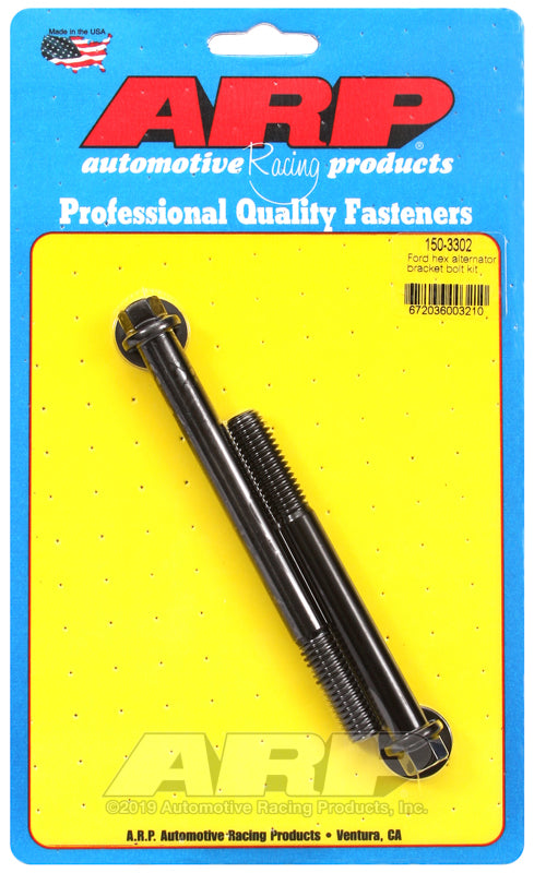 ARP Ford hex alternator bracket bolt kit 150-3302