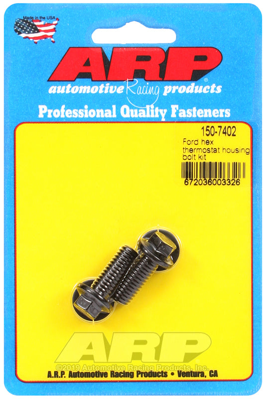 ARP Ford hex thermostat housing bolt kit 150-7402