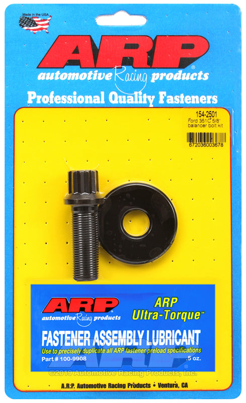 ARP Ford 351C 5/8 balancer bolt kit 154-2501