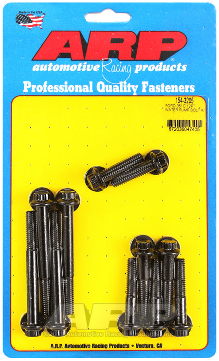 ARP Ford 351C 12pt water pump bolt kit 154-3205