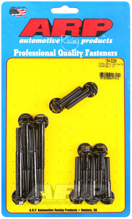 ARP Ford 351C hex water pump bolt kit 154-3206
