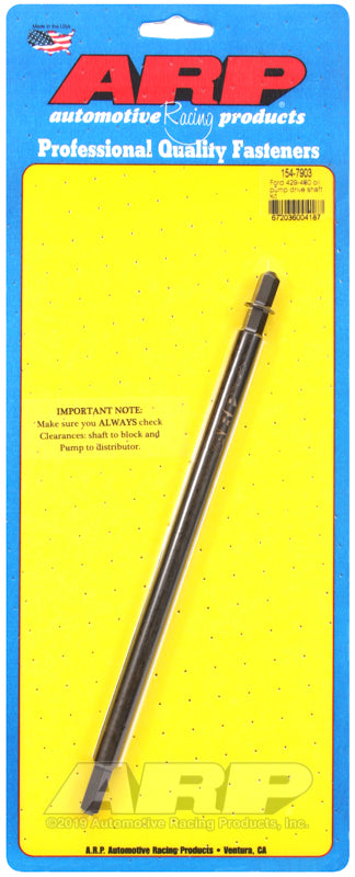 ARP Ford 429-460 oil pump drive shaft 154-7903