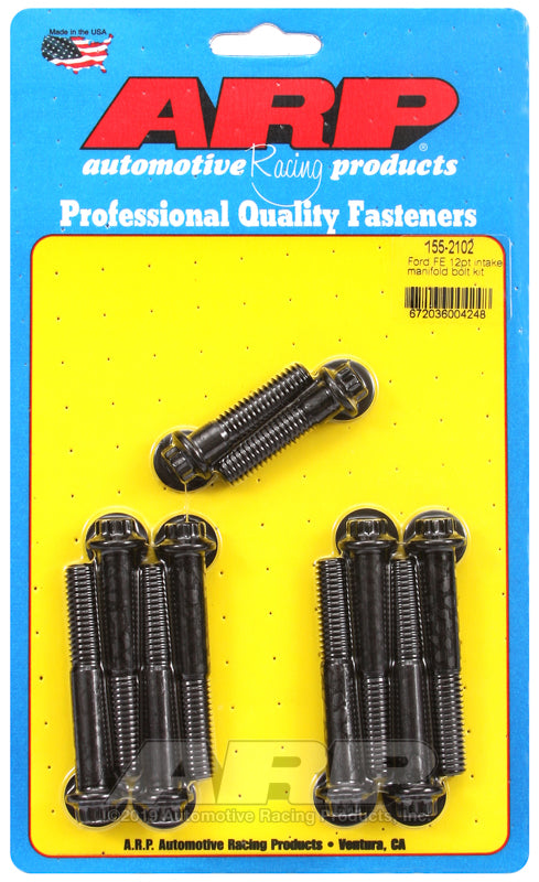 ARP Ford FE 12pt intake manifold bolt kit 155-2102