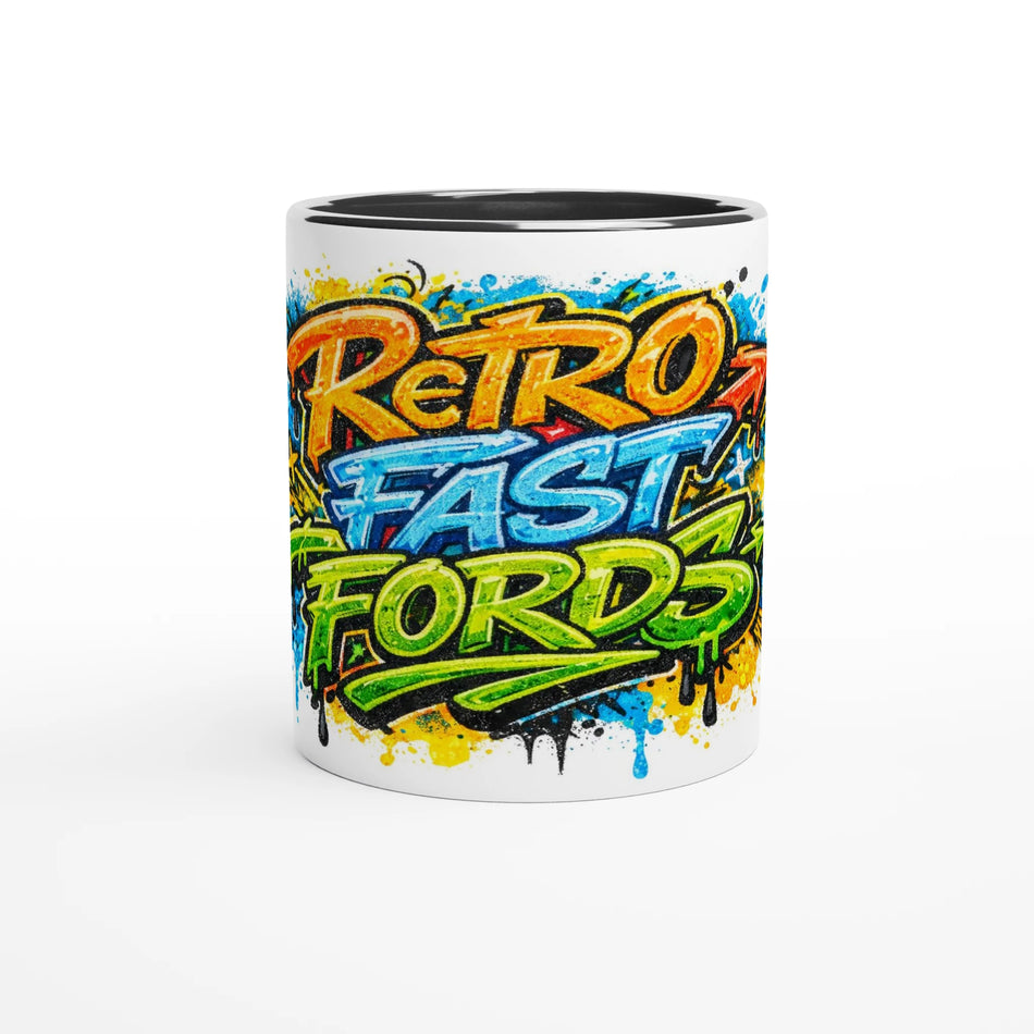 Graffiti RFF White 11oz Ceramic Mug