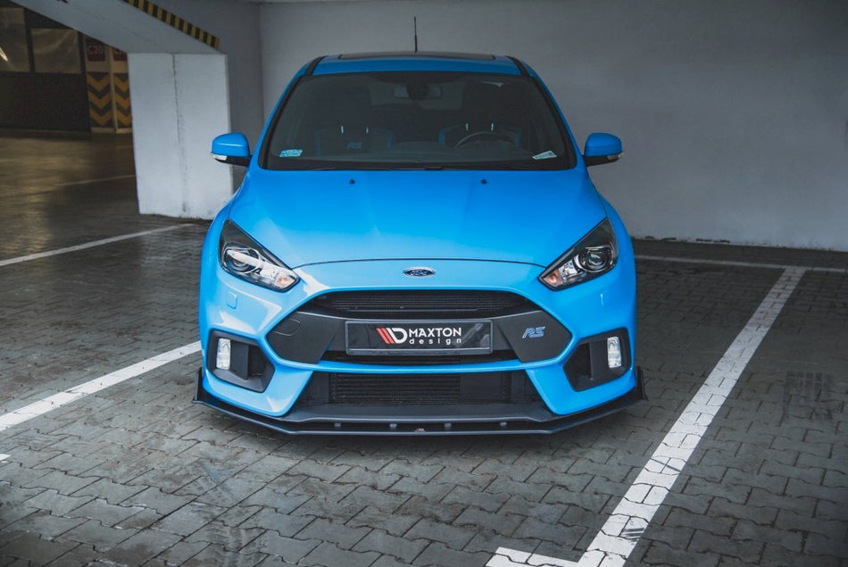 Maxton Design - STREET PRO DURABILITY FRONT SPLITTER V2 FORD FOCUS RS MK3 (2015-2018)