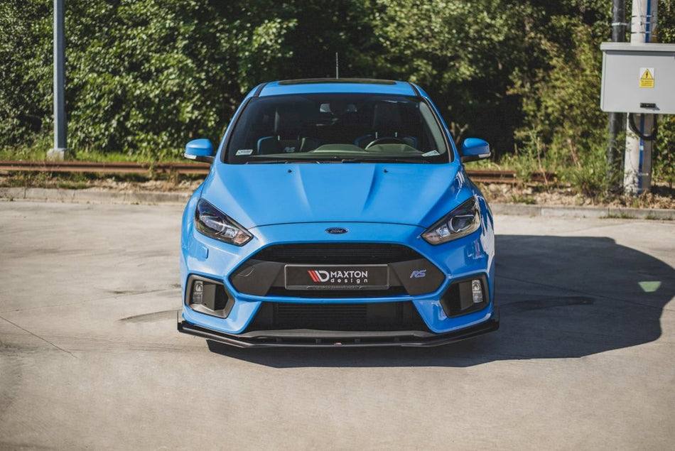Maxton Design - STREET PRO DURABILITY FRONT SPLITTER (+FLAPS) FORD FOCUS RS MK3 (2015-2018)