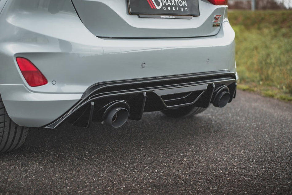 Maxton Design - REAR DIFFUSER + MILLTEK RS UPGRADE KIT - FORD FIESTA MK8/8.5 ST (2018-2024)