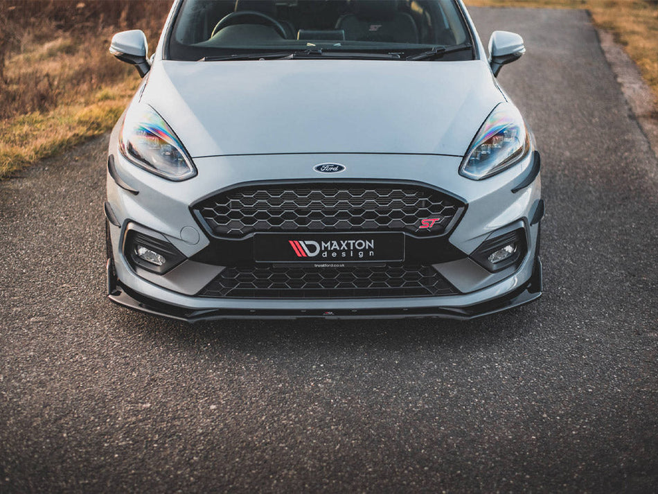 Maxton Design - FRONT BUMPER WINGS (CANARDS) V.3 FORD FIESTA MK8/8.5 ST / ST-LINE (2017-2024)