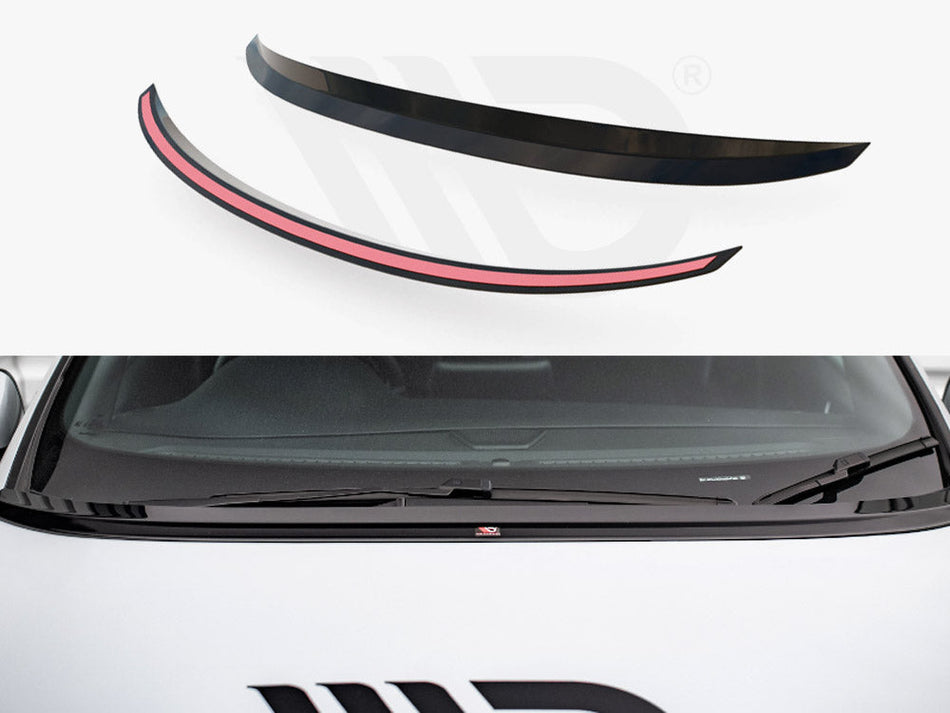 Maxton Design - Bonnet Extension Ford Fiesta Mk8 Standard / ST-Line / ST