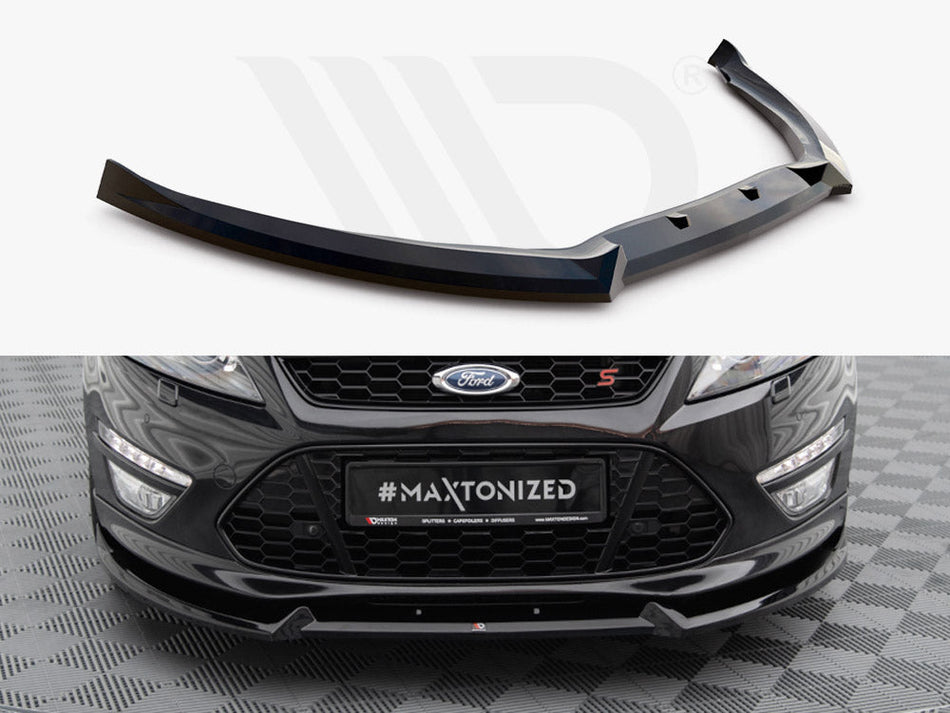 Maxton Design - Front Splitter V.2 Ford Mondeo ST-Line Estate Mk4 Facelift