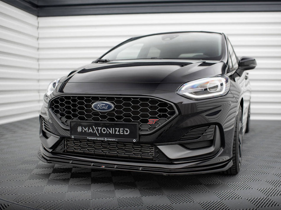 Maxton Design - FRONT SPLITTER V.2 FORD FIESTA ST / ST-LINE MK8/8.5