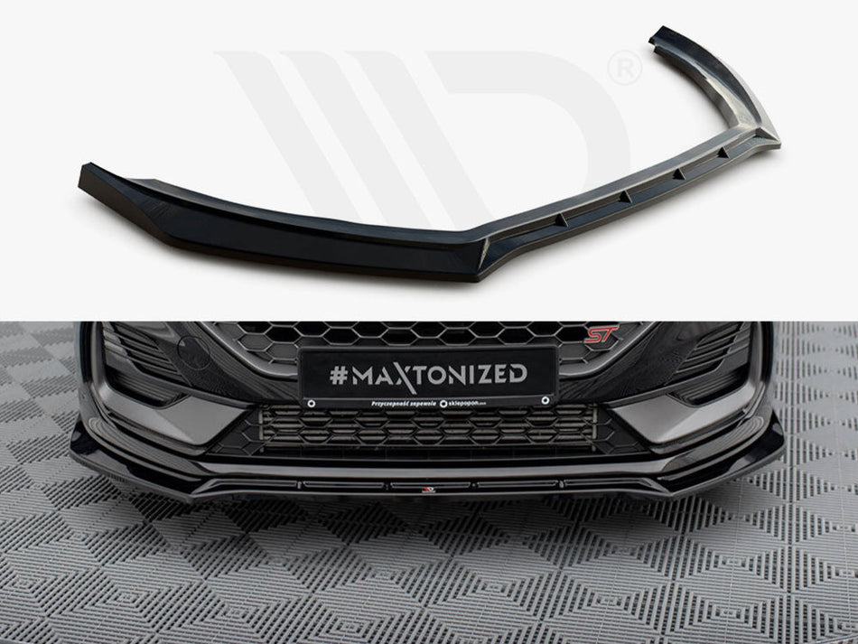 Maxton Design - FRONT SPLITTER V.4 FORD FIESTA ST / ST-LINE MK8/8.5