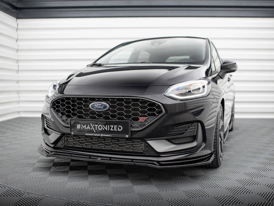 Maxton Design - FRONT SPLITTER V.4 FORD FIESTA ST / ST-LINE MK8/8.5