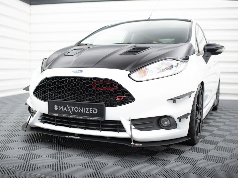 Maxton Design - Front racing splitter Fiesta MK7 ST Facelift