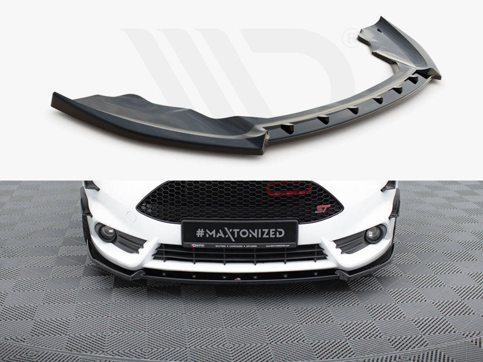 Maxton Design - Front Splitter V.4 Ford Fiesta ST Mk7 Facelift