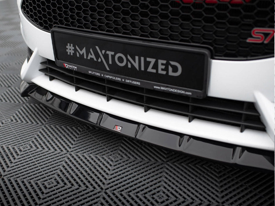 Maxton Design - FRONT SPLITTER V.6 + FLAPS FORD FIESTA ST MK7 FACELIFT