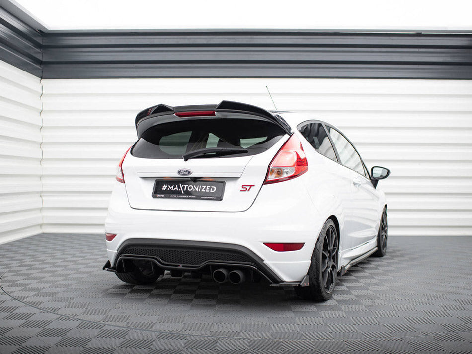 Maxton Design - REAR SIDE SPLITTERS V.3 + FLAPS FORD FIESTA ST MK7 FACELIFT