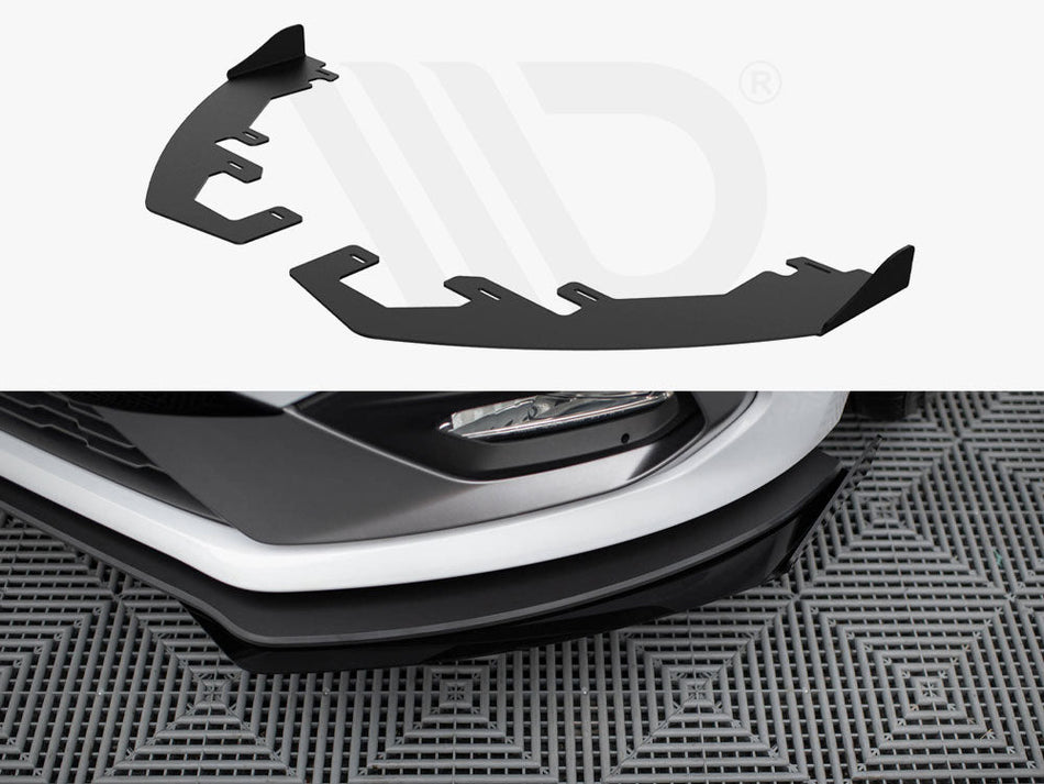 Maxton Design - FRONT FLAPS FORD FIESTA MK8/8.5 ST / ST-LINE