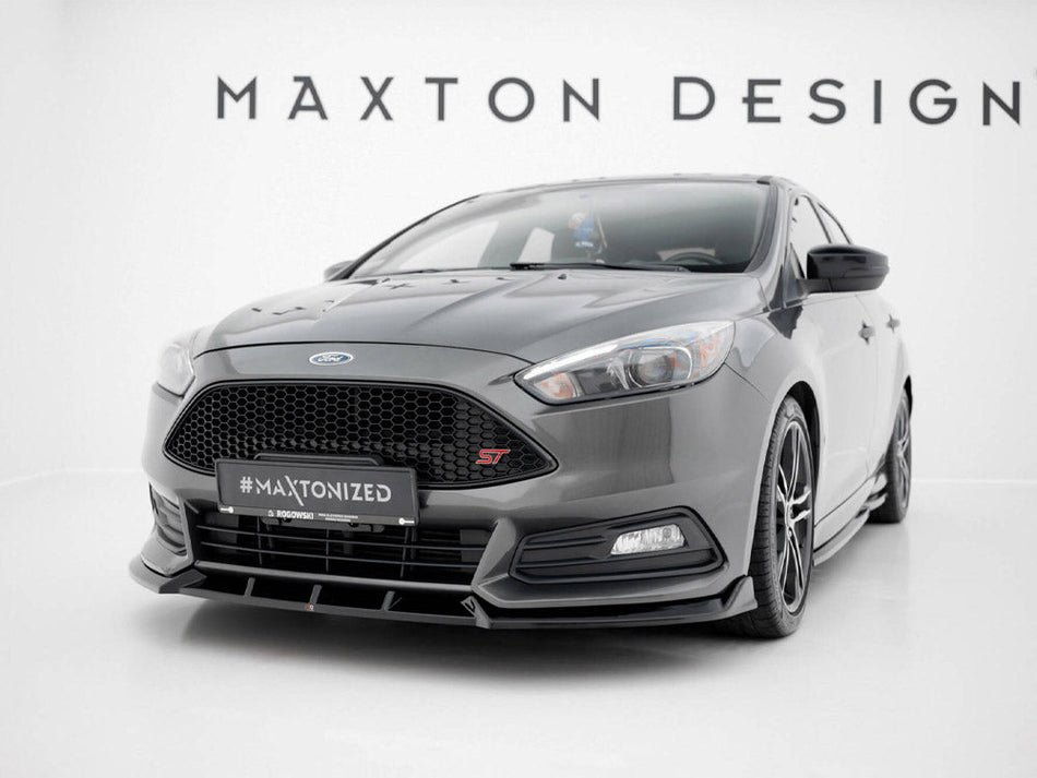 Maxton Design - Front Splitter V.6 Ford Focus ST Mk3 Facelift