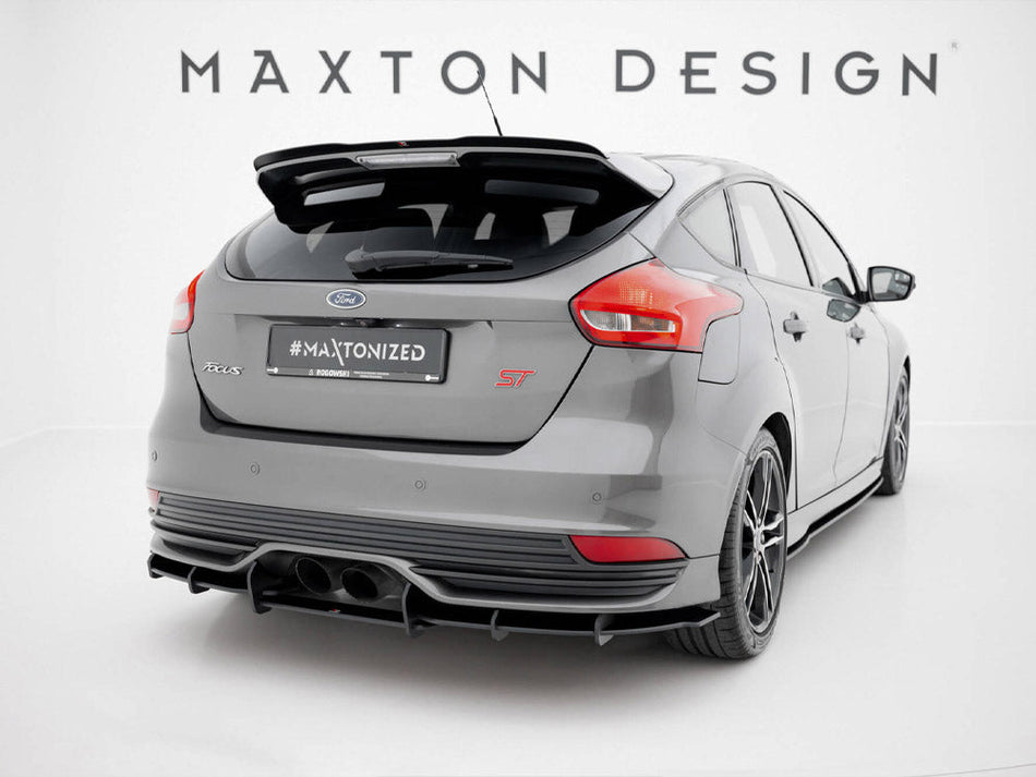 Maxton Design - Street PRO Rear Diffuser Ford Focus ST Mk3 Facelift