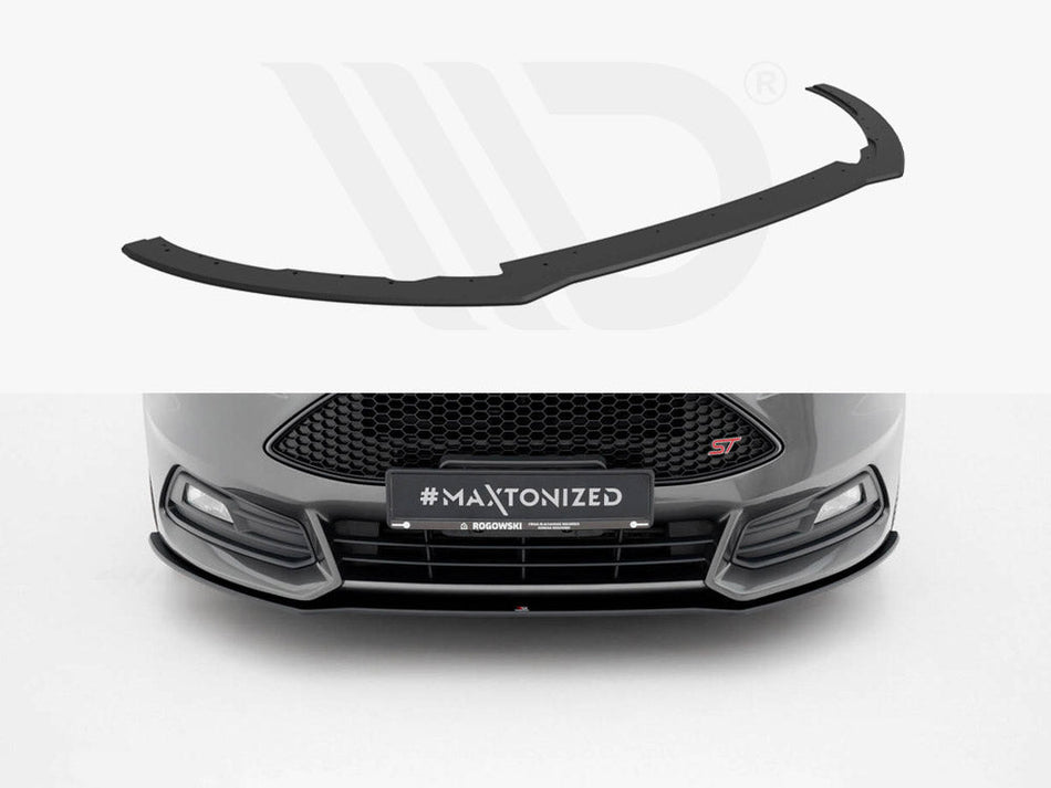 Maxton Design - Street PRO Front Splitter Ford Focus ST Mk3 Facelift