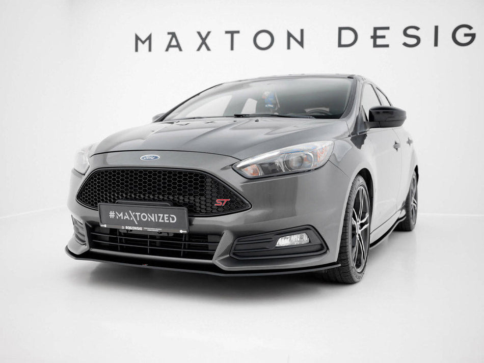 Maxton Design - Street PRO Front Splitter Ford Focus ST Mk3 Facelift