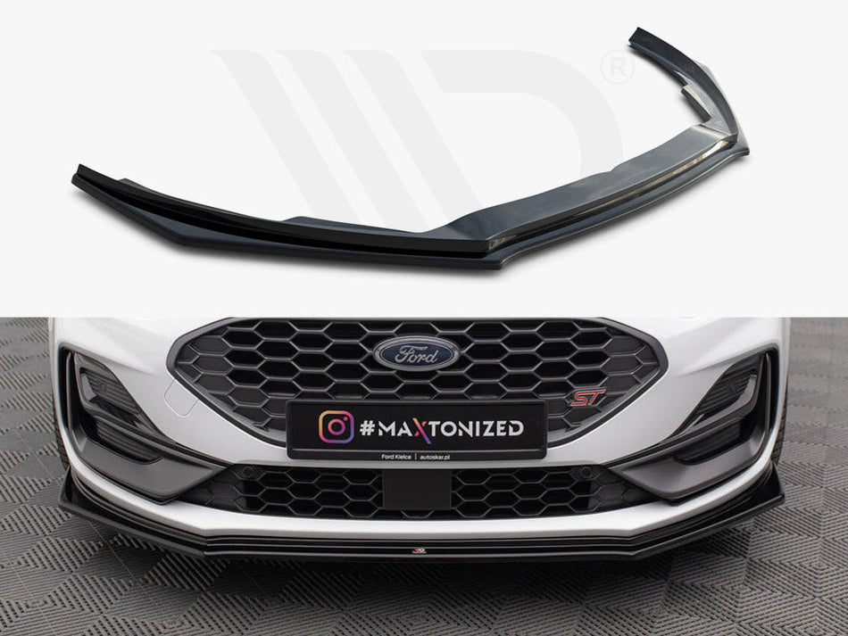 Maxton Design - Front Splitter V.5 Ford Focus ST / ST-Line Mk4 Facelift