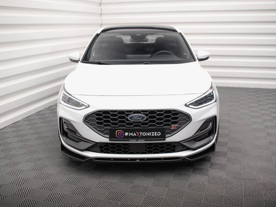 Maxton Design - Front Splitter V.7 Ford Focus ST / ST-Line Mk4 Facelift