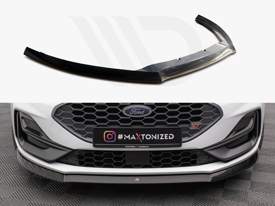 Maxton Design - Front Splitter V.8 Ford Focus ST / ST-Line Mk4 Facelift