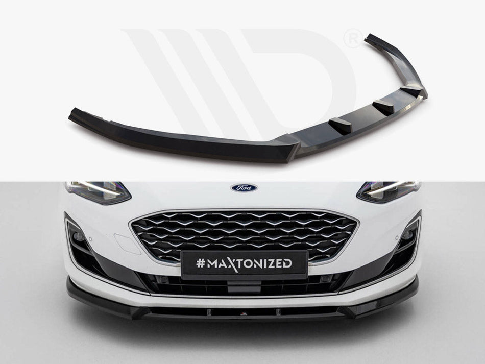 Maxton Design - Front Splitter V.2 Ford Focus Vignale Mk4