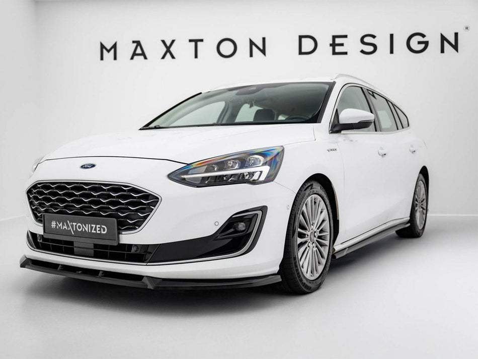 Maxton Design - Front Splitter V.2 Ford Focus Vignale Mk4