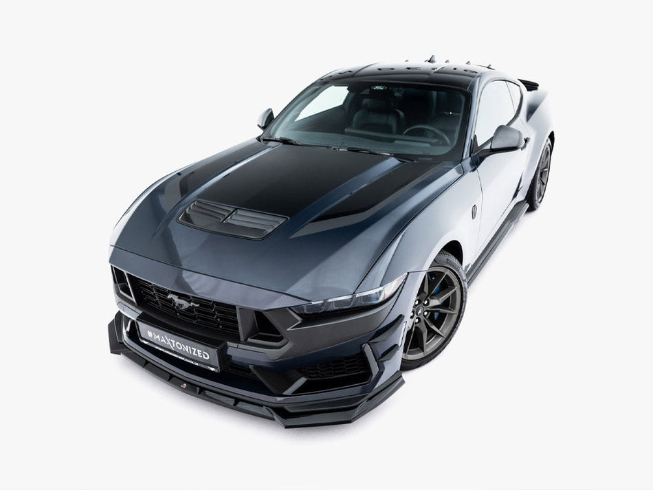 Maxton Design - Front Splitter V.1 Ford Mustang Dark Horse Mk7