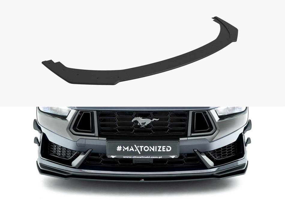 Maxton Design - Street PRO Front Splitter Ford Mustang Dark Horse Mk7