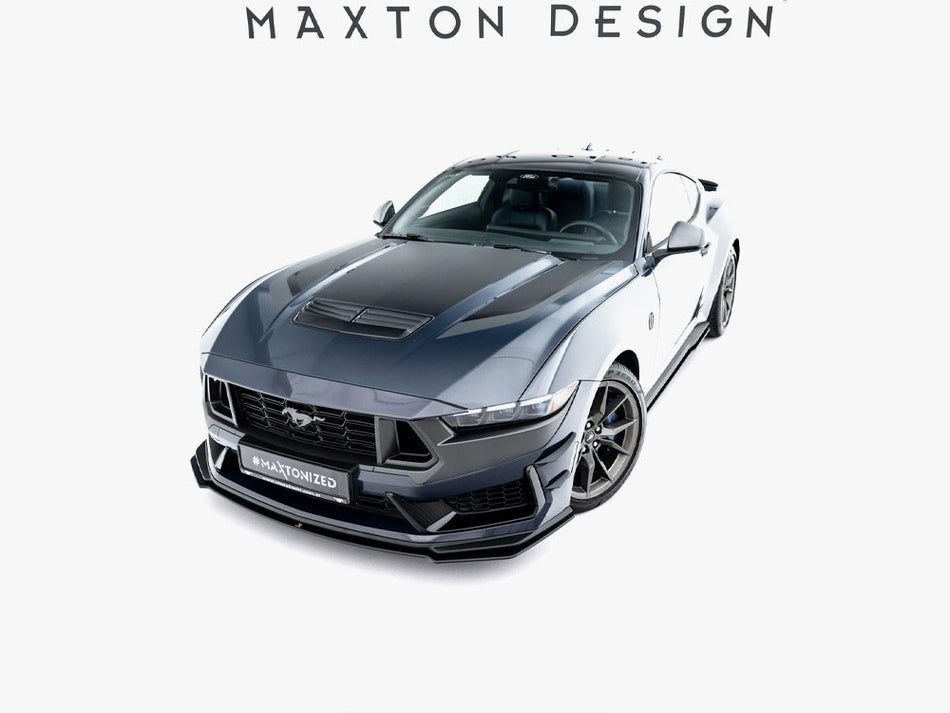 Maxton Design - Street PRO Front Splitter Ford Mustang Dark Horse Mk7