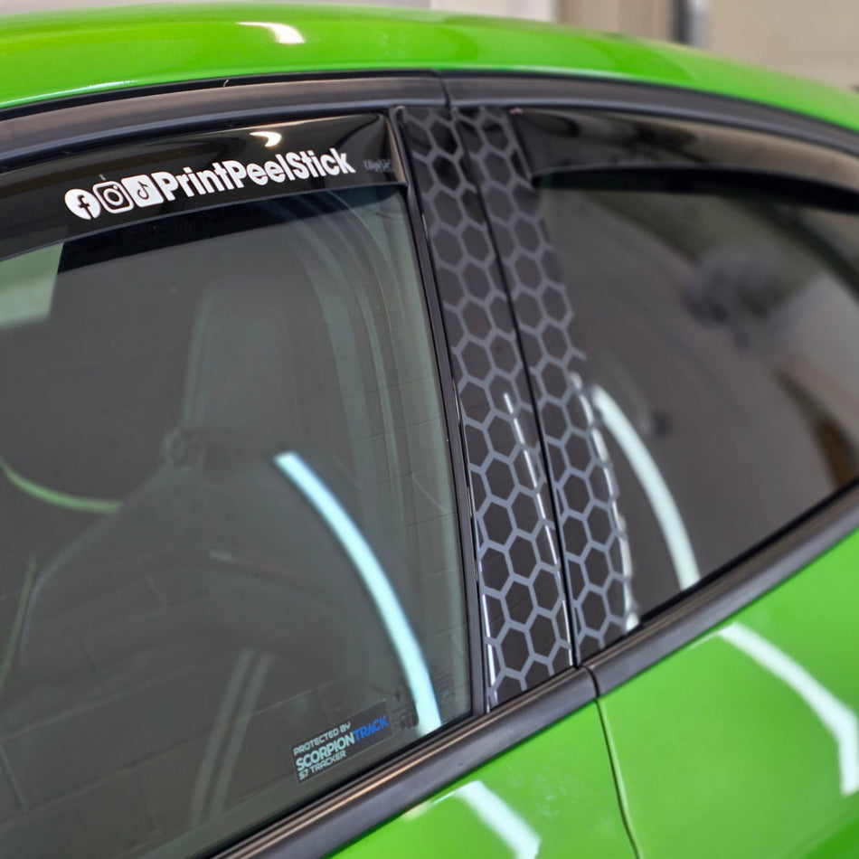 Mk4 & 4.5 Focus B Pillar Decals (Set of 4)