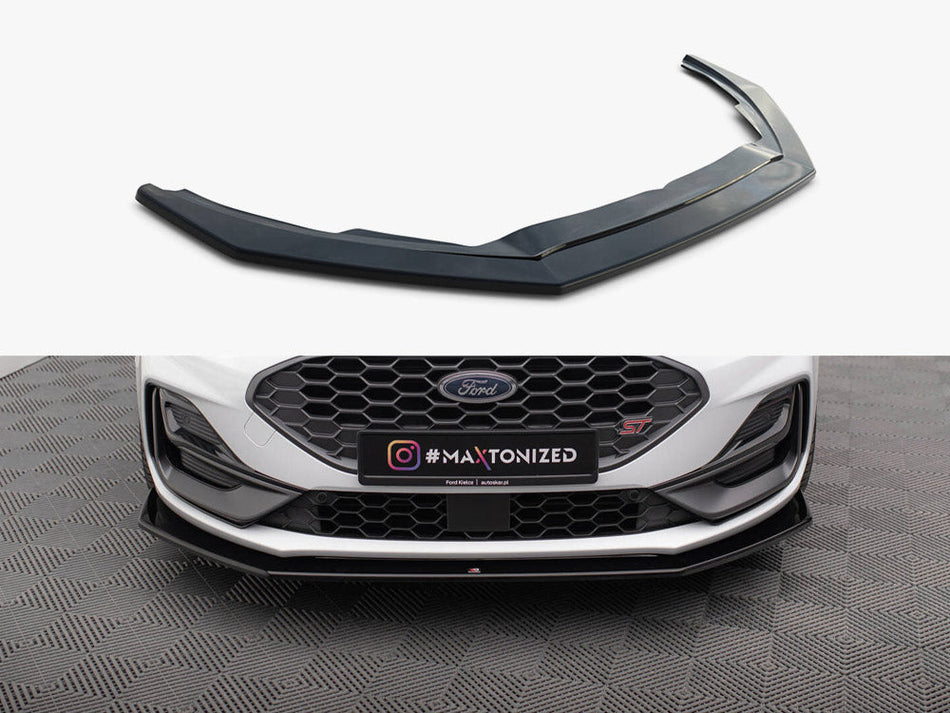 Maxton Design - Front Splitter V.6 Ford Focus ST / ST-Line Mk4 Facelift