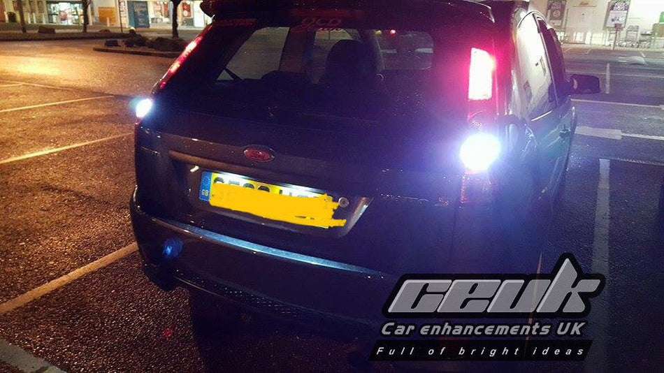 BriteVue 239 Festoon Number Plate LED Bulb Upgrade – 6000K White (Pair) (C5W)